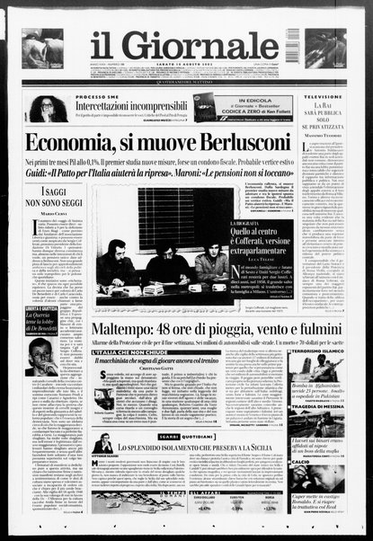 Il giornale : quotidiano del mattino